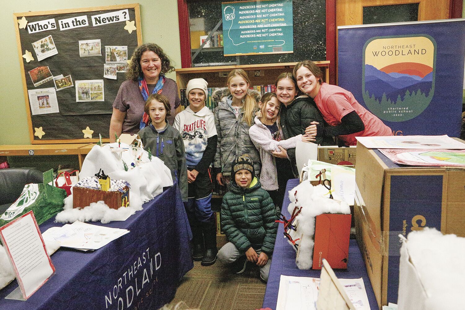 Local fourth-graders showcase ski history projects
